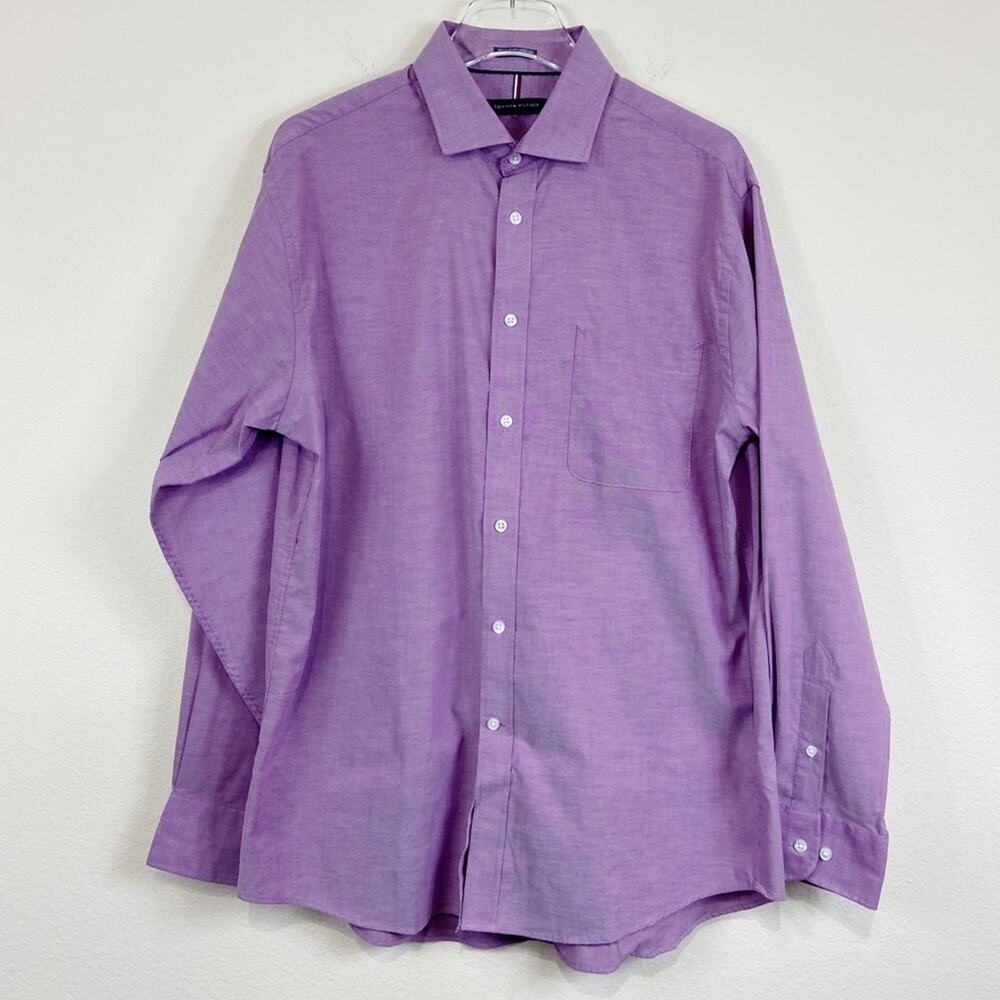 Tommy Hilfiger Dress Shirt Sz 16-16.5 34/35